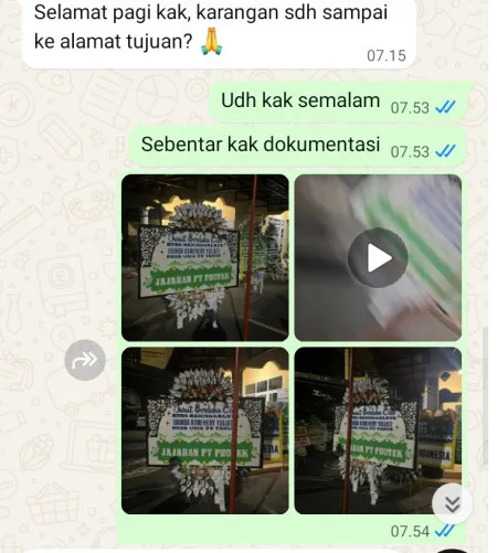 Pengiriman Papan Bunga Selamat Sinangohprendeng Kajen
