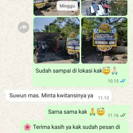 Pengiriman Papan Bunga Duka Sinangohprendeng Kajen