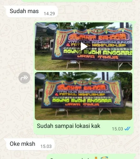 Pengiriman Papan Bunga Sinangohprendeng Kajen